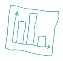 Iconografia, tabelle e grafici di corsi FAD